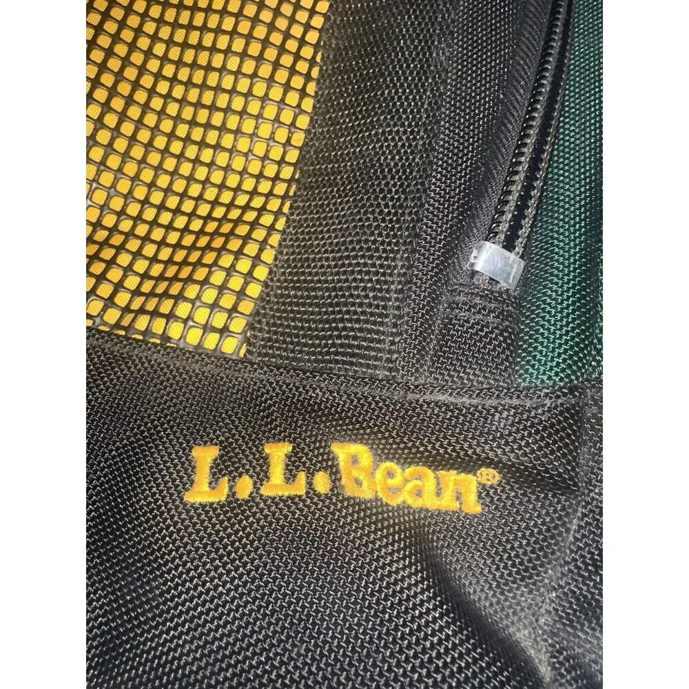 Vintage LL bean backpack Green And Yellow In Color